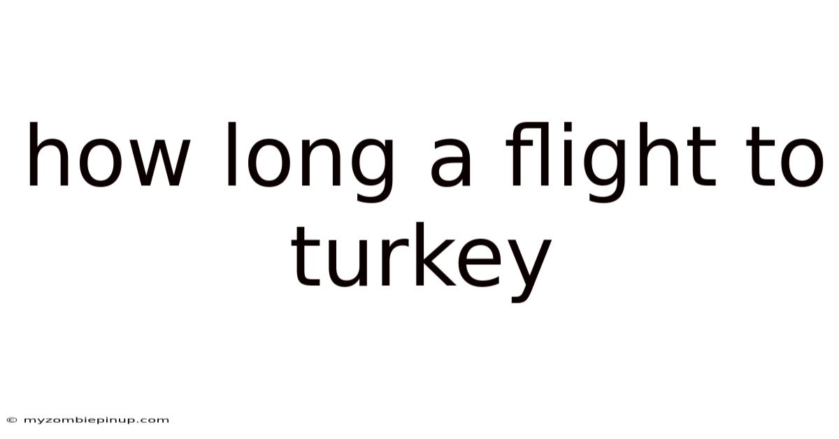 How Long A Flight To Turkey