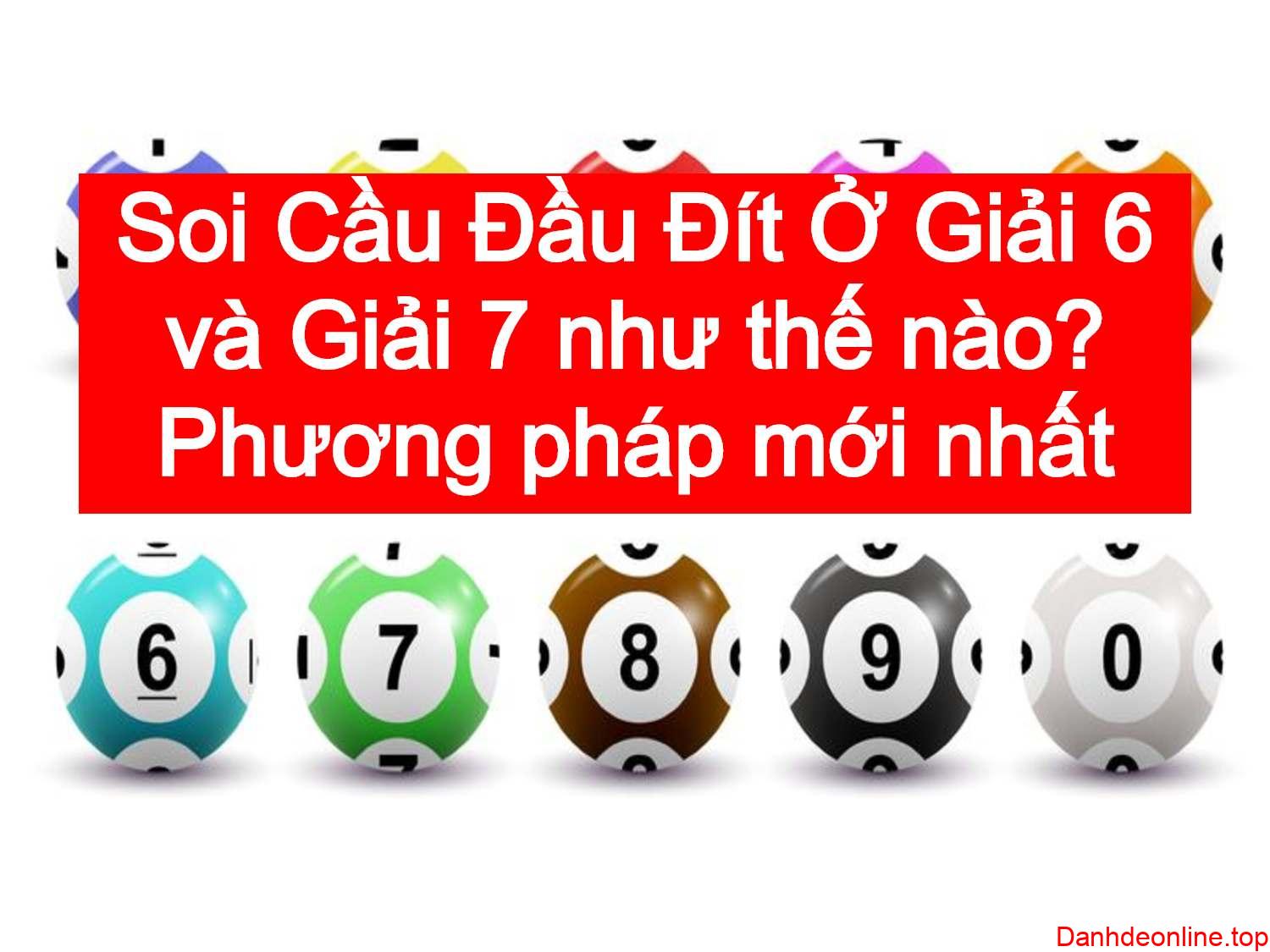 soi cầu đầu đít giải 6 giải 7 như thế nào