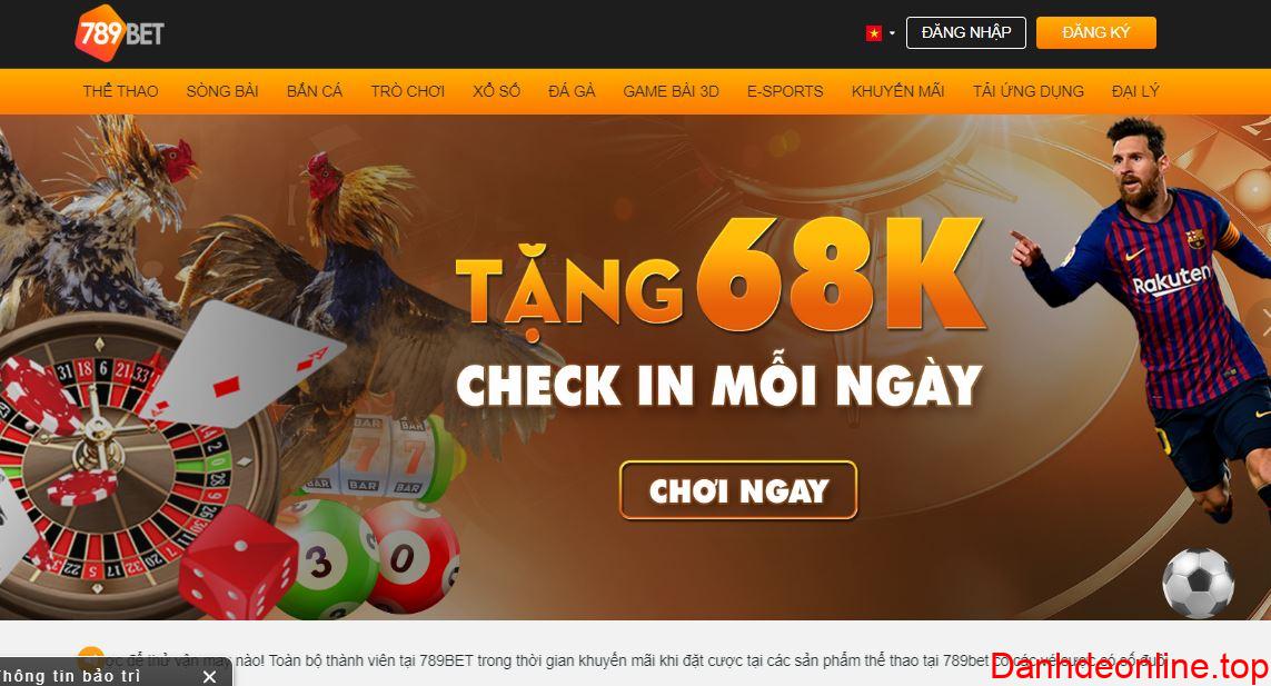 giao diện nhà cái 789bet